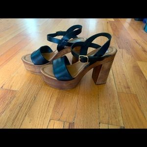 Steve Madden Wooden Platform Heels